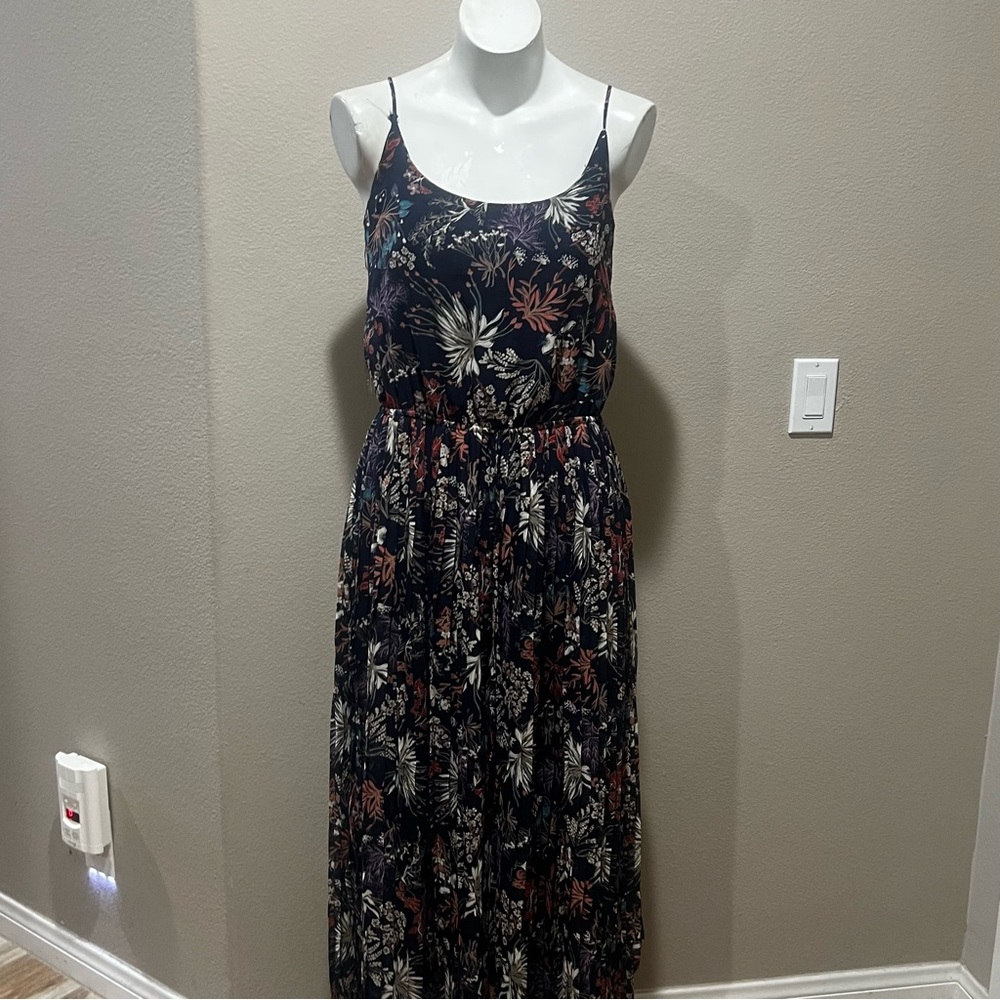 Superfox blue patterned wide leg jumpsuit